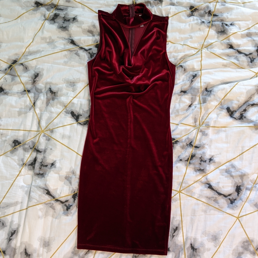 Red Velvet Dress